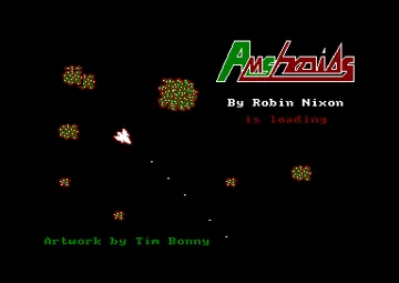 Amstroid (UK) (1985) screen shot title